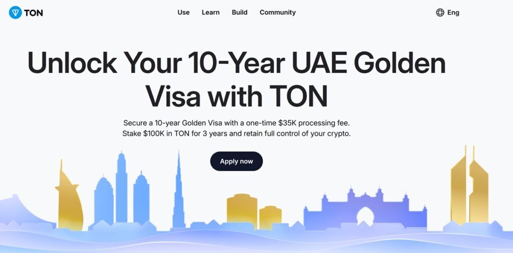 toncoin-uae-golden-visa-staking-offer-1-1024x506-1 دریافت ویزای طلایی امارات با سرمایهگذاری در پلتفرم TON